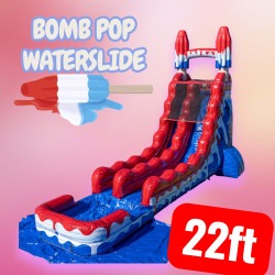 22ft Bomb Pop Waterslide