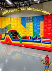 38ft Color Craze Obstacle Course