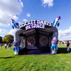 Rocket Darts In Space